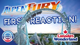 Is this the BEST New Coaster of 2025  AlpenFury at Canadas Wonderland New Premier Rides Coaster [upl. by Ateloiv414]