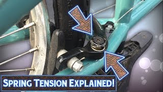 BMX Brake Spring Tension EXPLAINED [upl. by Gnel441]