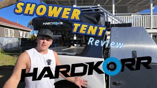 HARDKORR Camping Shower Tent Review [upl. by Janerich]