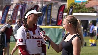 Oklahoma Softballs Tiare Jennings Hits 74th Career Home Run [upl. by Jollanta835]