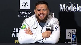 UFC 271 Tai Tuivasa PostFight Press Conference [upl. by Amelita]