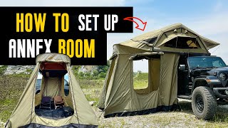 How To Set Up Tent Annex RoomTent House2024 [upl. by Colinson307]