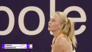 Veronika Kudermetova vs Barbora Krejcikova 🇨🇿 Polina Kudermetova vs Pliskova WTA Tennis Coverage [upl. by Drawde60]