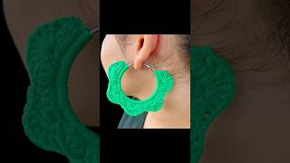 Argollas muy fácil y lindas💚 argollas crochet ganchillo parati fypシ゚viral shortsyoutube [upl. by Yatnuhs365]