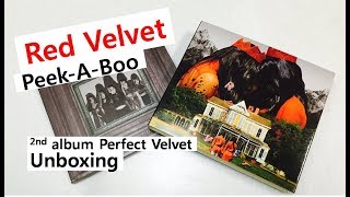 Red velvet Peek A Boo unboxing 레드벨벳 レッド・ベルベット 피카부 언박싱 Perfect velvet [upl. by Burford]