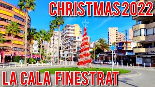 LA CALA FINESTRAT 🇪🇦 BENIDORM Christmas 2022 December Costa Blanca SPAIN Walking 4K [upl. by Ariela]