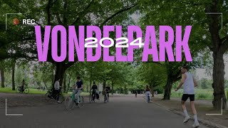 VONDELPARK Cycle 4K Tour  Amsterdam 2024 🇳🇱 [upl. by Floyd]