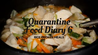 Rice Cooker Meals  Quarantine Food Diary Entry 6 [upl. by Tega]