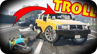 STUNTS DO HUMMER H2 das Trolladas no GTA V Online GTA 5 TotalArmy [upl. by Adlei]