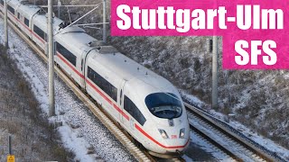 Doku NEUE SFS StuttgartUlm Eröffnet  60km neue Strecke 2022 [upl. by Naujit]