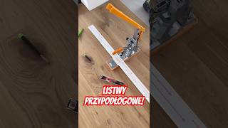 Listwy przypodłogowe 🤙🏼👌🏼home diy floor nowydom listwa döllken life [upl. by Ilohcin]