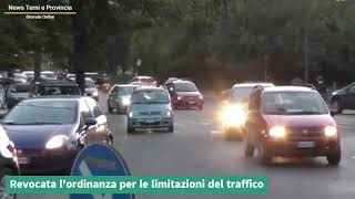 Revocata lordinanza per le limitazioni del traffico [upl. by Gitlow]