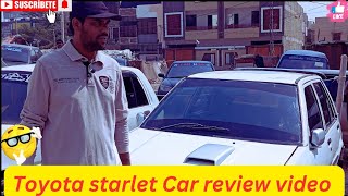 Toyota starlet Car review  Toyota starlet price amp model  Toyota starlet spaces feature reviews [upl. by Toogood374]