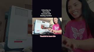 Unboxing bernette b38 sewing machine filipinablogger filipinatraveler bernetteb38 [upl. by Bonner]