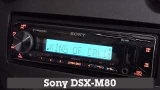 Sony DSXM80 Display and Controls Demo  Crutchfield Video [upl. by Aneet]