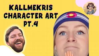 Drawing KallMeKris Characters The Latest Additions [upl. by Anerev751]