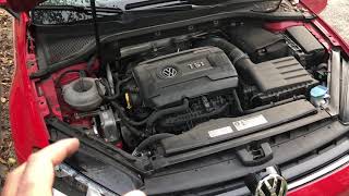 VOLKSWAGEN GOLF BATTERY LOCATION  WHERE IS IT [upl. by Phyllida]