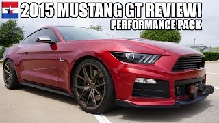 2015 Mustang GT Performance Pack  Review [upl. by Maurey]