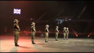 British Gurkha Army khukuri Dance in US Virginia [upl. by Wendel725]