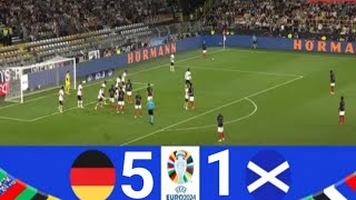 Germany vs Scotland 51 UEFA Euro Germany 2024  Match Highlights [upl. by Apfelstadt]