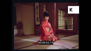 1960s 1970s Japanese Geisha HD from 35mm  Kinolibrary [upl. by Iuq]