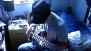 Bass Guitar Funk Improvisation The Funktipuss Cort curbow 5 [upl. by Narhem5]