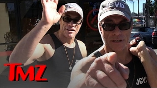 Can Jean Claude Van Damme Still Do The Splits  TMZ [upl. by Elsworth980]