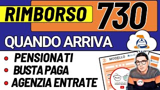 RIMBORSO IRPEF 730 ➜ COME FUNZIONA e QUANDO ARRIVA ai PENSIONATI in BUSTA PAGA e SENZA SOSTITUTO [upl. by Erida]