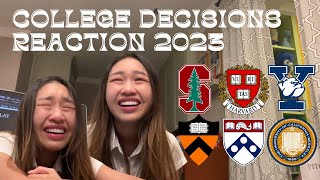 2023 COLLEGE DECISION REACTIONS Stanford Harvard Yale Princeton U Penn Berkeley amp More [upl. by Sprague]