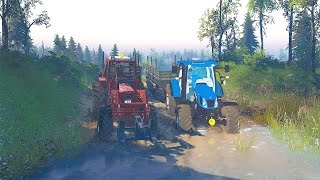 TOUT EST POSSIBLE DANS LA BOUE  Gameplay Modé Spintires Multi [upl. by Akcinehs]