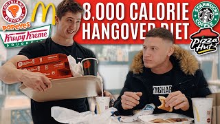 We ate my brother’s hangover diet 8000 CALORIES [upl. by Aloke]