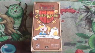 Adventure Time Card Wars Fionna VS Cake Collectors Pack Opening [upl. by Skill233]