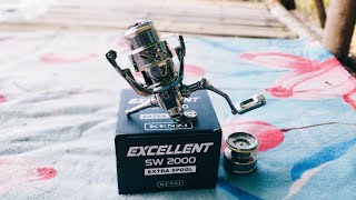 KENZY EXELENT SW 2000 EXTRA SPOOL amp REEL STAND  RACUN BARU DARI KENZY UNBOXING amp REVIEW BARU ‼️ [upl. by Drexler]