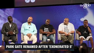 The Exonerated 5 to Have Central Park Entrance Renamed in their Honor [upl. by Nywnorb596]