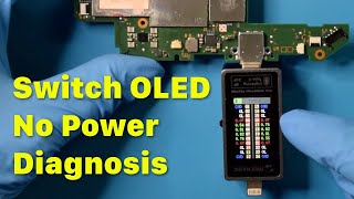 Switch OLED No Power Diagnosis [upl. by Idaf618]