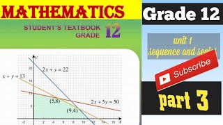 mathematics grade 12 unit 1 part 3 [upl. by Ehsrop]