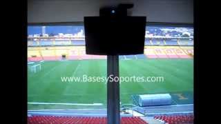 Instalacion soporte televisor Led realizada estadio campin [upl. by Annahpos192]