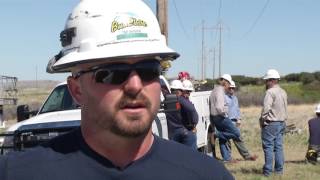 Lineworkers experience live line training [upl. by Aknayirp447]