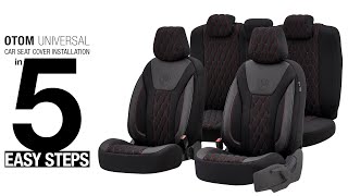 How To Install Otom Universal Size Car Seat Covers [upl. by Immak]