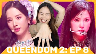 QUEENDOM 2 EP 8 PERFORMANCES REACTION [upl. by Eugenie965]