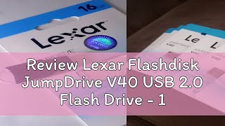 Review Lexar Flashdisk JumpDrive V40 USB 20 Flash Drive  16GB [upl. by Adnal]