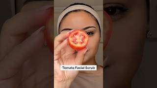 Parlour Like Tomato Facial At Home  Get Fair amp Spotless SkinTry This Tomato Scrub facial shorts [upl. by Noraj394]