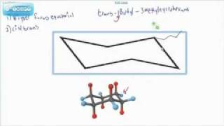 Organic chemistry cis  trans and 13 diaxial repulsion [upl. by Marni]