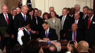 President Obama Signs Health Reform Into Law [upl. by Martz]