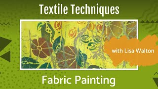 Fabric Painting the Easy Way [upl. by Zena]