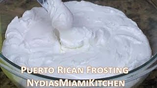 Puerto Rican Cake Frosting [upl. by Aniuqal]