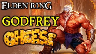 Elden Ring How To One Shot Cheese Godfrey [upl. by Amerigo]