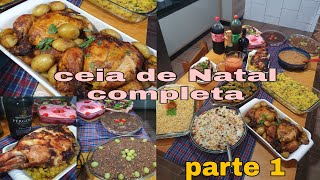 CEIA DE NATALCOMO TEMPERAR PERNIL E FRANGO SOBREMESA BOM BOM DE TRAVESSA SALPICÃO FAROFA ARROZ [upl. by Nimref]