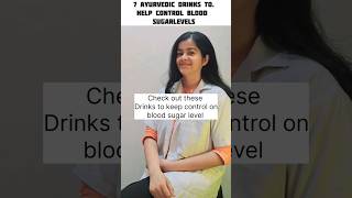 Ayurvedic Drink to Control Blood Sugar  shorts [upl. by Saunders961]