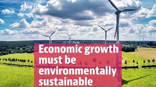 Economic growth must be environmentally sustainable [upl. by Zolly]